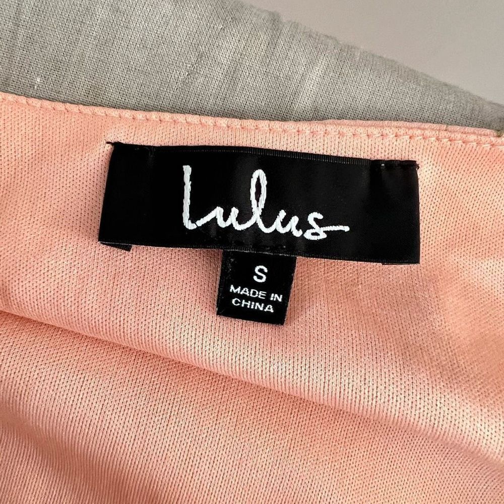 Lulu's Women's True Wrap Floral Short Sleeve Belted Pink Sundress Size S - Picture 8 of 11